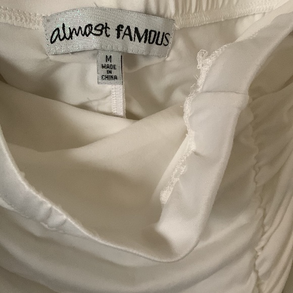 2PC Ivory Ruched Tube Dress with Sheer Duster Set - Picture 4 of 6